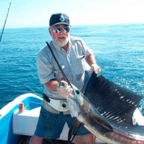 Gordon Krantz with a sailfish