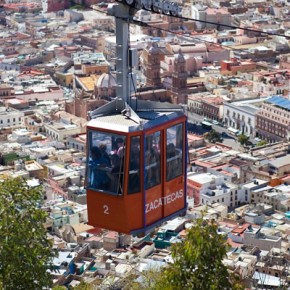 Teleferico (cable car) over Zacatecas