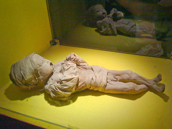 Angelito (Baby Mummy), El Museo de las Momias, Guanajuato
