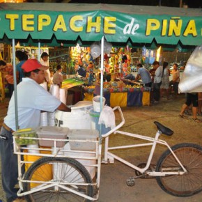 Tepache vendor in Zihuatanejo
