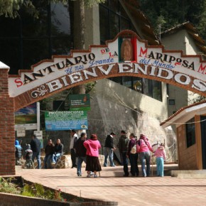 Entrance to El Rosario Butterfly Sanctuary