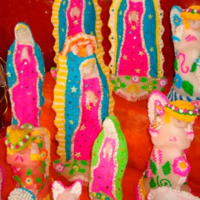 Brightly colored candy commemorating Day of the Dead