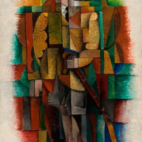 Diego Rivera, El grande de España (El ángel azul), 1914 © FEMSA Collection