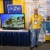 Alexander Alexander Ogilvie President of AMPI Loreto in front of the La Paz BCS booth in Anaheim.