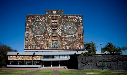 Mosaic Murals of the UNAM Central Library | Another Day in Paradise